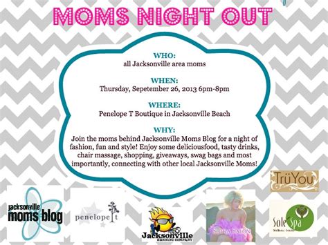 Moms Night Out At Penelope T Tickets On Sale Now Jacksonville Moms Blog