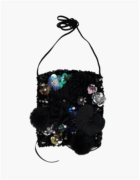 DIRDDY Bikini Flower Bag Black 하이츠스토어