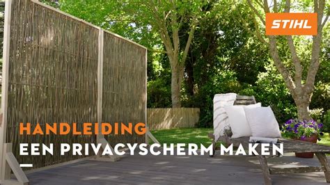 Een Privacyscherm Maken Stihl Diy Projecten Youtube