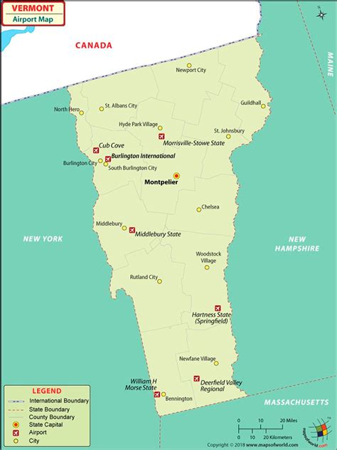 Vermont Airports Complete Guide — Useful Travel Information | Airportix