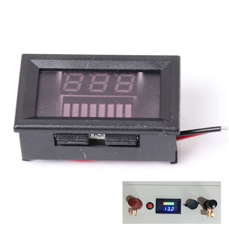 V Lead Acid Battery Capacity Indicator Charge Level Tester Meter