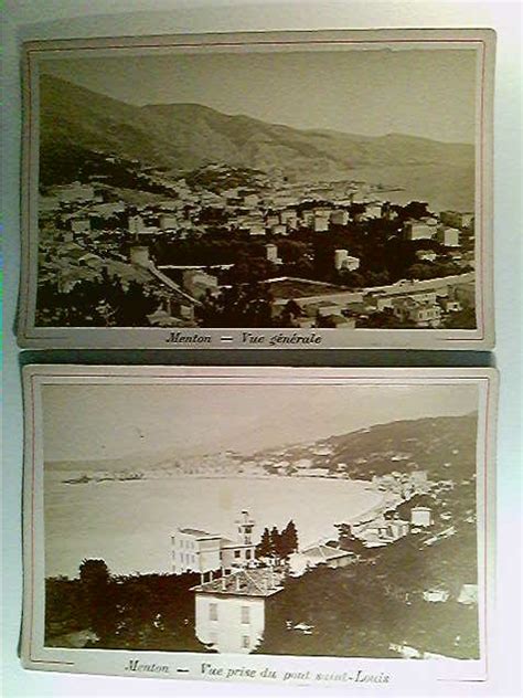 Menton Vue générale Vue prise du pont saint Louis 2 Kabinettfotos