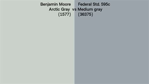 Benjamin Moore Arctic Gray Vs Federal Std C Medium Gray