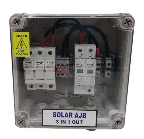 Grasp 3 In 1 Out Solar Array Junction Box Voltage 440V At Rs 1700 In