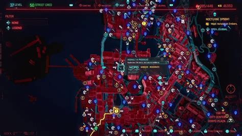 Cyberpunk City Center Ncpd Scanner Hustles Map Walkthrough