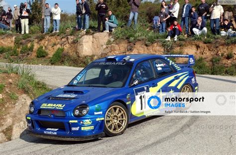 Petter Solberg Nor Subaru Impreza Wrc On Stage Finished In Th