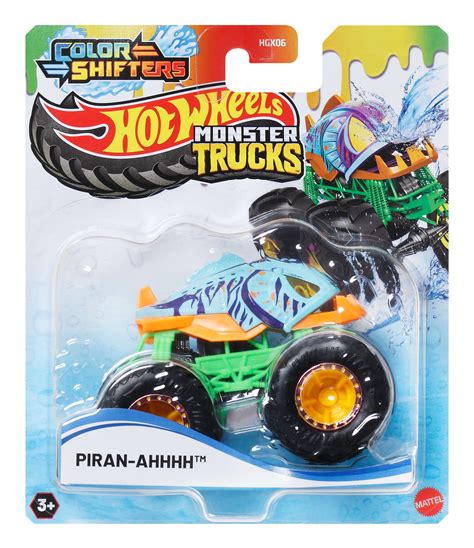 Hot Wheels Monster Trucks Color Shifters Toy Truck Changes Colors In Water Walmart