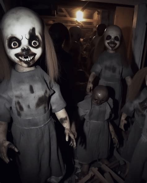 Unsettling Sinister Dolls In The Attic R Midjourney