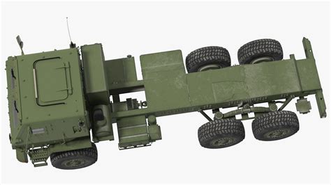 Fmtv Ton X Tactical Truck Chassis Green D Model Ds Blend