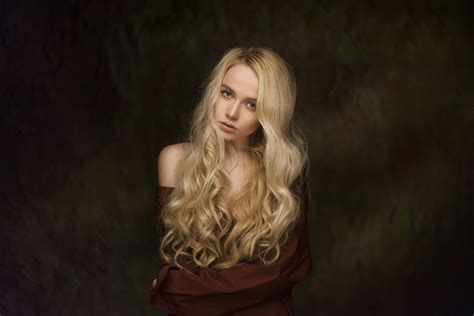 Wallpaper Face Women Blonde Long Hair Singer Fashion Maria