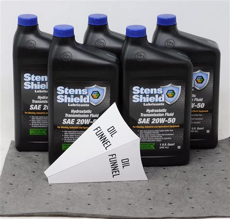 Amazon Stens Sheild 5 Quarts 770 740 SAE 20W 50 Hydrostatic