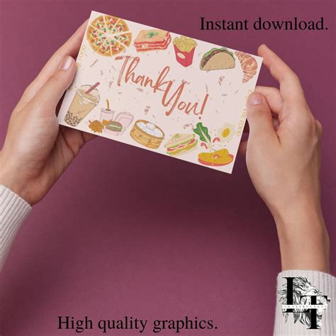 Printable Cards Thank You Cards Instant Download Etsy