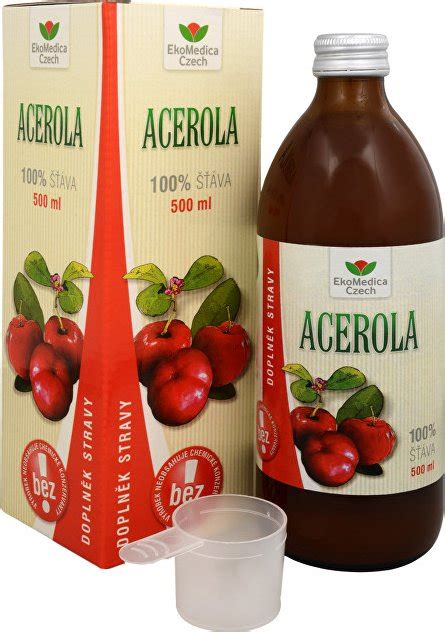 EkoMedica Czech Acerola 100 500 ml od 235 Kč Zbozi cz