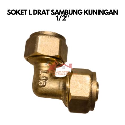 Jual ELBOW KENI DRAT SAMBUNG 1 2 INCH SAMBUNGAN PIPA AIR PANAS KUNINGAN