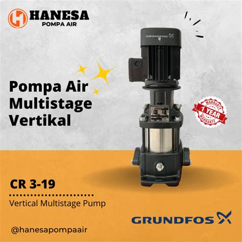 Grundfos Cr Pompa Sentrifugal Multistage Vertikal Lazada Indonesia