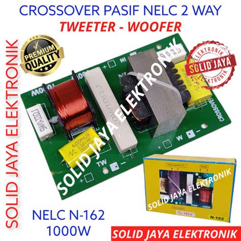 Jual CROSSOVER 2 WAY PASIF WOOFER TWEETER CROSS OVER 1000W HI LOW NELC