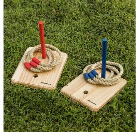 Home And Garden Outdoor Living Outdoor Fun Triumph Wood Quoit Set