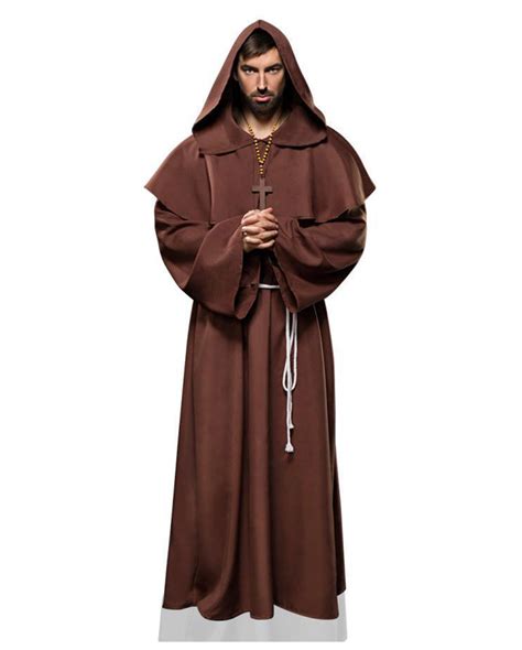 Monk Costume Brown | Medieval Costume | horror-shop.com