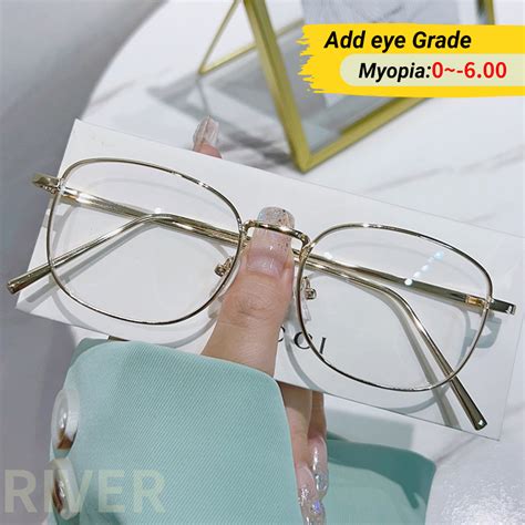 Fashion Myopia Graded Eyeglasses With Grade 50 100 150 200 250 300 350