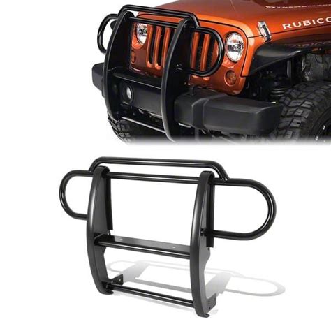 Jeep Wrangler Grille Guard Black 07 18 Jeep Wrangler Jk Free Shipping