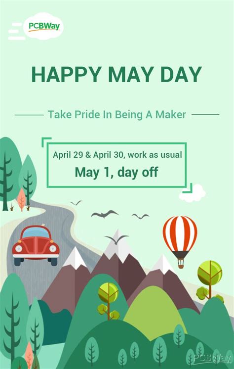 Happy May Day And Holiday Schedule News Pcbway