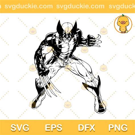 Wolverine Svg Logan Svg Wolverine Silhouette X Men Svg