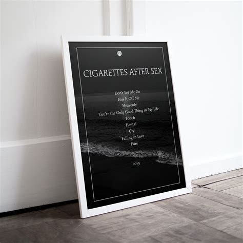 Cigarettes After Sex Poster Cigarettes After Sex Cry Cry Etsy