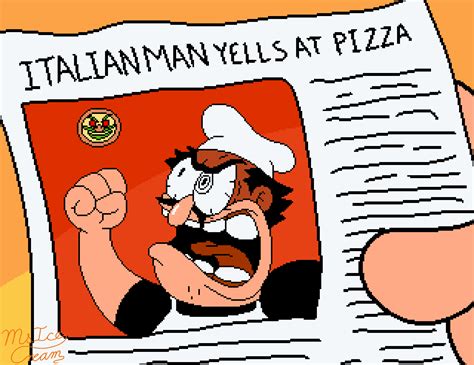 Angry man yells at pizza | Pizza Tower | Know Your Meme