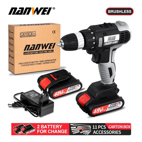 Brushless Drill V Screwdriver On Low Price Sale Electric Drills