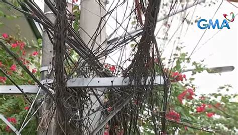 Utility Firms Back Bill To Clear Spaghetti Wires GMA News Online