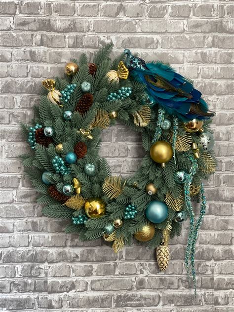 Christmas Wreathholiday Wreathchristmas - Etsy