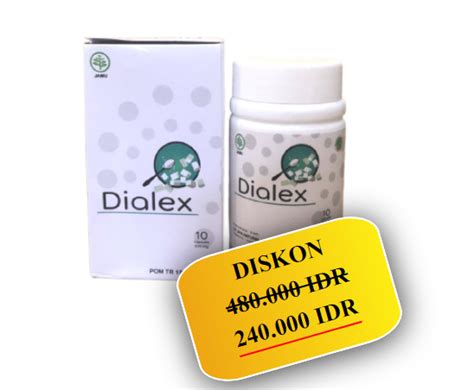 Dialex Kapsul Ulasan Bahan Harga Efek Samping Asli Manfaat