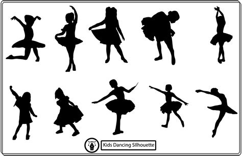 Children Dancing Street Dance Silhouette Graphic by Unique Design Team ...