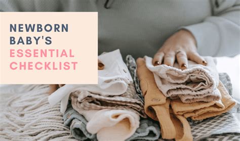 Newborn Baby Essentials Checklist