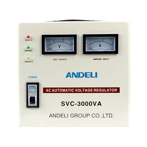 Andeli SVC 3000va Single Phase Voltage Stabilizer 3kw Fully Automatic