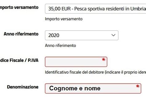 Procedura Guidata Al Rinnovo Licenza Di Pesca Per Residenti In Umbria