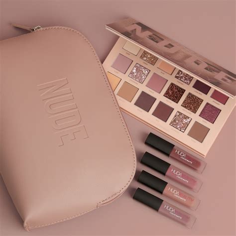 New Nude Mini Liquid Matte Set Coffret maquillage lèvres de HUDA