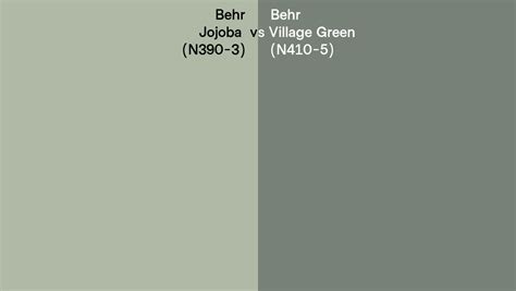 Behr Jojoba Vs Village Green Side By Side Comparison