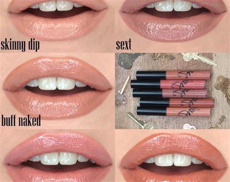 DNA Nude Collection Lip Gloss All 5 Pieces Bday Suit In The Raw Buff