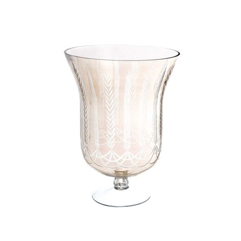 Vaso Decorativo In Vetro Foglie Hanami Home