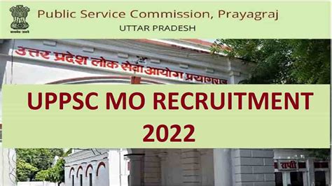 UPPSC MO Recruitment 2022 23 2382 Vacancies Available Uppsc Up Nic In