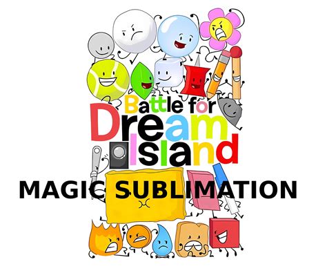 BFDI Battle for Dream Island Digital Dream Island PNG BFDI - Etsy