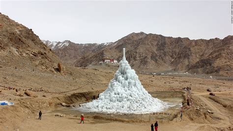 The Artificial Glacier Growing In The Desert Cnn