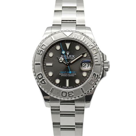 Rolex Yachtmaster Mm Rhodium Dial Platinum Stainless Steel