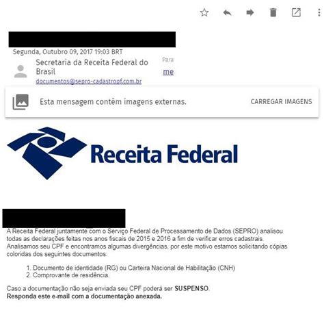 Receita Federal Alerta Sobre Sites Falsos Blog Arquivei