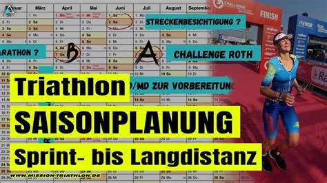 Saisonplanung Im Triathlon Wann Welcher WK YouTube