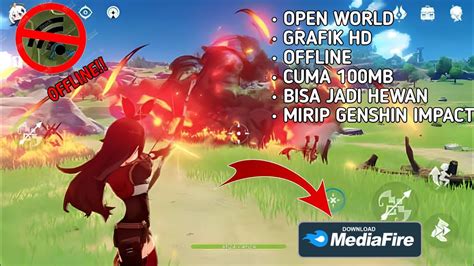 Game Open World Mirip Genshin Impact Offline Grafik Ultra Hd Cuma Mb