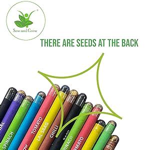 Sow And Grow Plantable Pencils Pack Of Single Pencils Made With