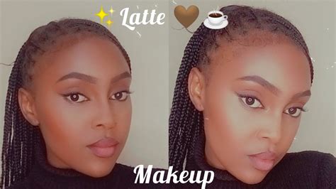 Latte ☕🤎makeup Tutorial Youtube