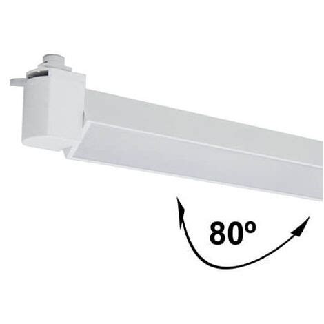 Spot Led Pour Rail Lineal W Blanc Monophasique Lm Blanc Chaud